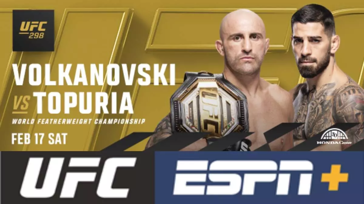 Pronostics UFC 298 - Volkanovski vs Topuria